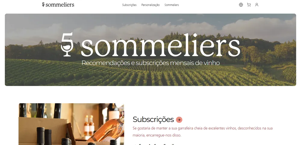 5 Sommeliers - Wine Subscription